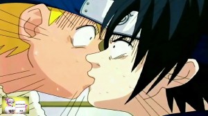 Create meme: kiss naruto and Sasuke