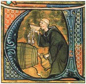 Создать мем: средневековье, средневековые закругляемся, монахи средневековая миниатюра