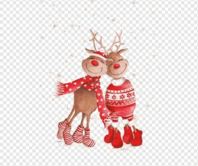 Create meme: Christmas deer, Christmas deer, deer 