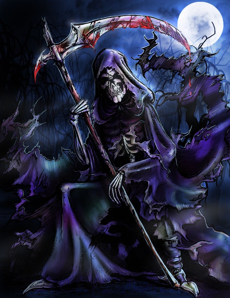 Create meme: The grim reaper, The reaper of death with a scythe, the grim Reaper 