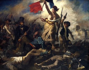 Create meme: liberty leading the people, Eugene Delacroix liberty leading the people 1830, liberty leading the people (liberty on the barricades) . 1830.