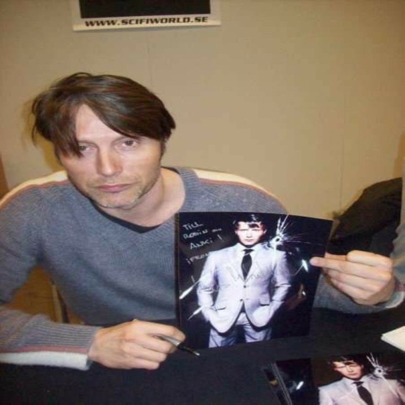 Create meme: Mads Mikkelsen, Brett Anderson, hannibal 