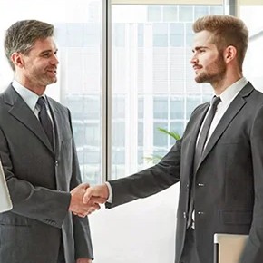 Create meme: handshake at a meeting, registration, business etiquette