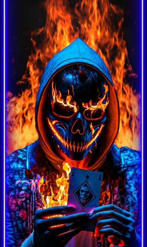 Create meme: neon mask, wallpapers for boys on your phone, people 