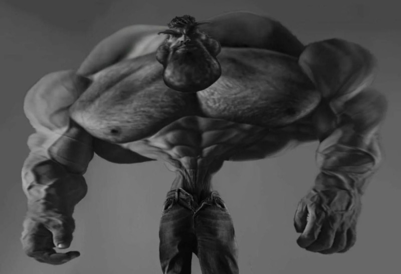 Create meme: bodybuilder ernest halimov, ernest khalimov muscles, Ernest Khalimov