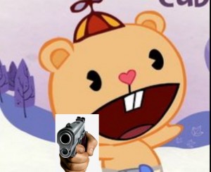 Create meme: happy tree friends