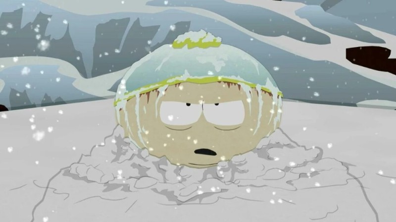 Create meme: south park frozen cartman, cartman south park froze, South Park 