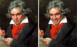 Create meme: Ludwig van Beethoven (1712-1773), Ludwig van Beethoven cbvajyb, Ludwig van Beethoven smile