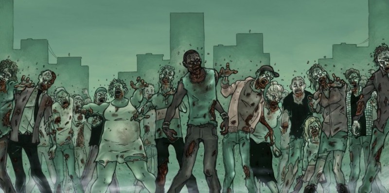 Create meme: zombie walking dead, zombie Apocalypse , zombies 
