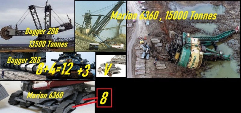 Создать мем: техника, bagger 293, большой экскаватор