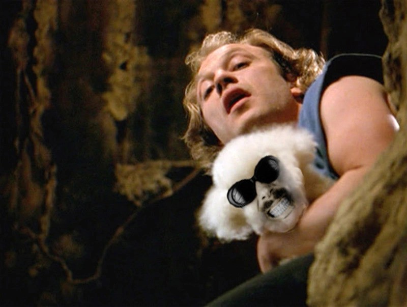 Create meme: The Silence of the Buffalo Bill Lambs, Ted Levine Buffalo Bill, giant Panda 