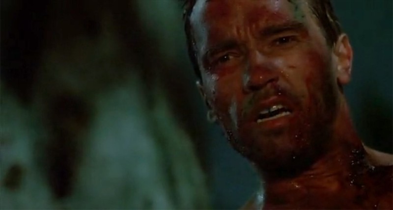 Create meme: Schwarzenegger predator is what you are, seven dirty words, what are you meme Arnold