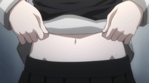 Создать мем: anime belly button, Anime belly button