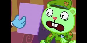 Create meme: happy tree friends flippy, happy tree friends