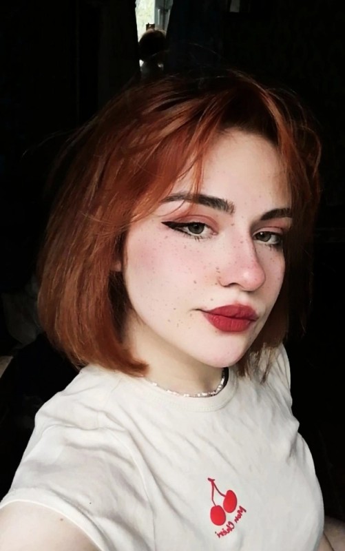 Create meme: girl , rina is a redhead, polina pavlova