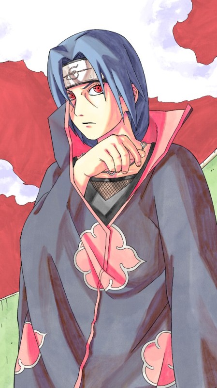 Create meme: itachi uchiha art, art itachi, itachi akatsuki art