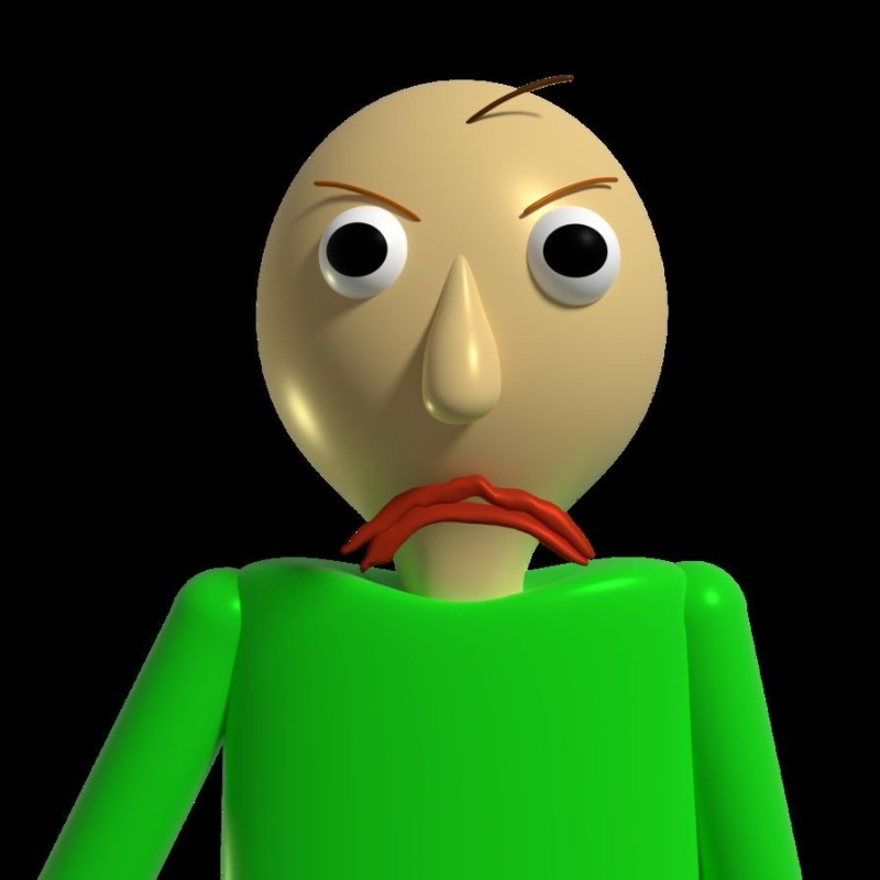 Create meme: Baldi game, Baldi memes, Baldy drawing