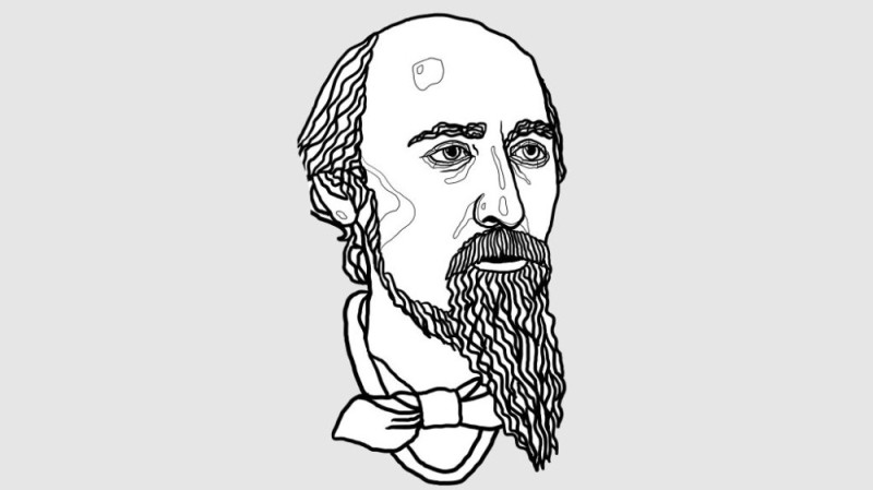 Create meme: nekrasov portrait, nikolai nekrasov portrait, Nekrasov drawing