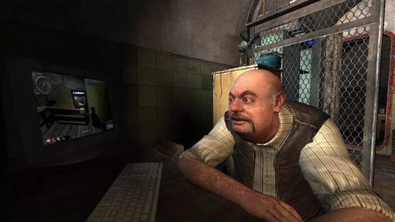 Create meme: stalker trader Sidorovich, Sidorovich shadow of Chernobyl, Sidorovich from Stalker