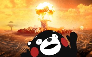 Create meme: kumamon glory, kumamon for the glory of Satan, for the glory of Satan