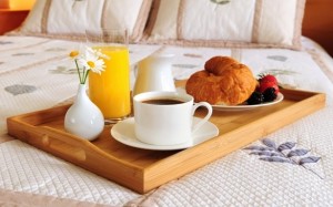 Create meme: morning Breakfast, Breakfast in bed, Breakfast