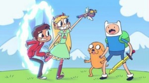 Create meme: top cartoons, star vs the forces of evil, the old against the forces of evil