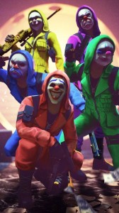 Create meme: game background, clown free fire, squad game