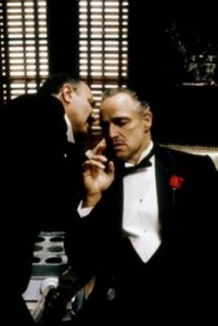 Create meme: don Corleone, without respect meme, Vito Corleone