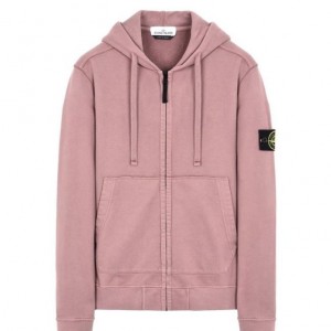 Создать мем: флисовая толстовка stone island фиолетовая, розовое худи stone island, stone island zip hoodie pink