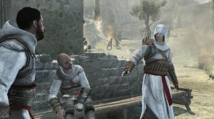 Create meme: Abbas and Altair fight, revelation, assassin creed Altair