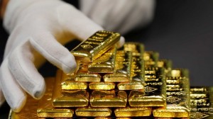 Create meme: foreign exchange reserves, gold bar, gold