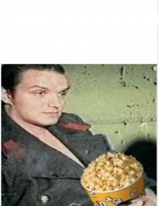 Create meme: popcorn
