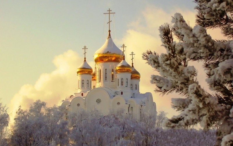Создать мем: праздник крещение господне, православные, крещение зимой