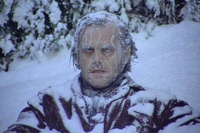 Create meme: cold winter, the shining 1980 , Jack Nicholson 