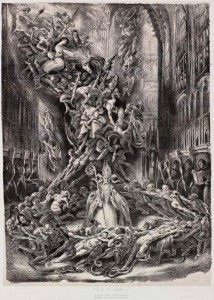 Создать мем: dore, witches sabbath, Satanic Art