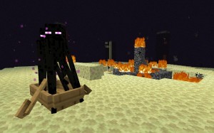 Create meme: screenshot, minecraft, minecraft enderman