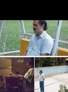Create meme: waiting escobar meme, meme of waiting for Escobar, Pablo Escobar
