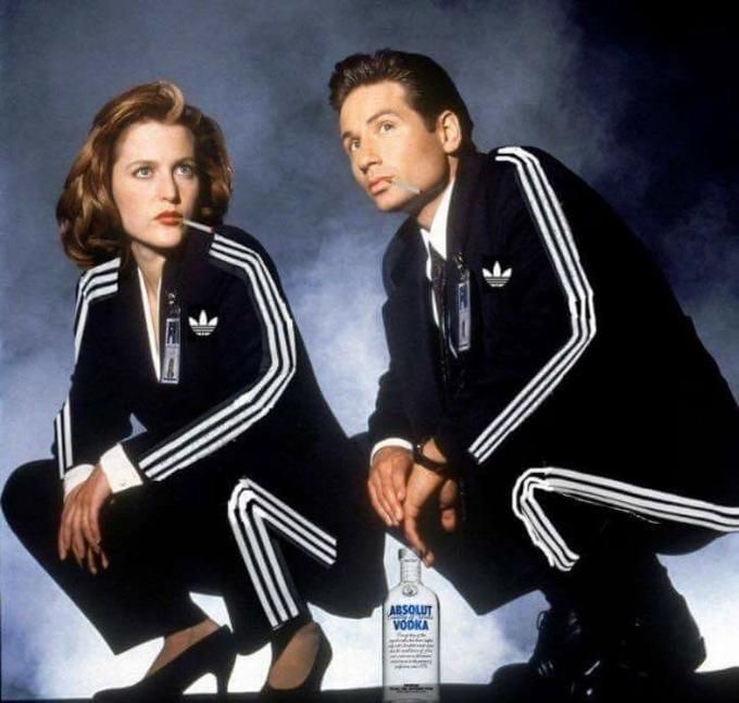 Create meme: Scully and Mulder, classified material , the truth 