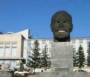 Create meme: head of Lenin in Ulan Ude, lenin, Ulan Ude
