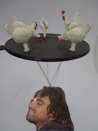 Create meme: Toy, toy chicken pecking grain, USSR toy chickens pecking