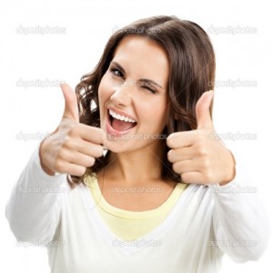 Create meme: gestures, isolated, showing thumbs up