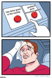 Создать мем: мем с выбором кнопки, трудный выбор, сложный выбор