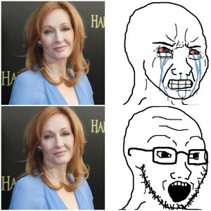 Create meme: JK Rowling