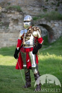 Create meme: medieval knights, medieval knight 14.century, armor of the middle ages