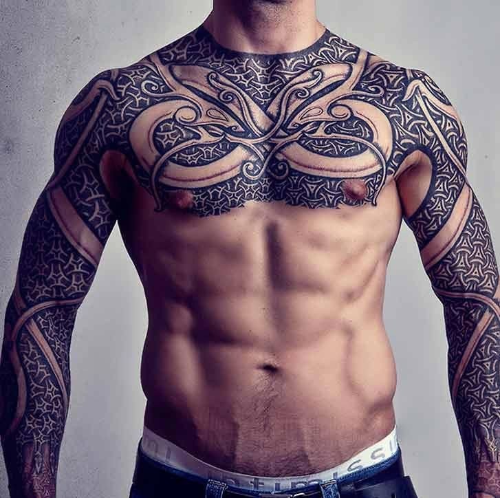 Create meme "beautiful tattoos on the male body, mens tattoos chest arm, tattoo men" - Pictures - Meme-arsenal.com