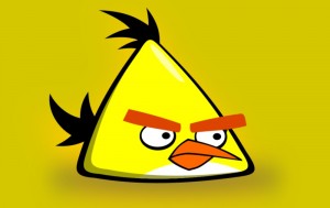 Create meme: angry birds yellow, angry birds