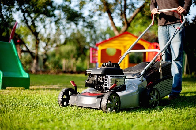 Create meme: lawnmower, petrol lawn mower, electric lawn mower