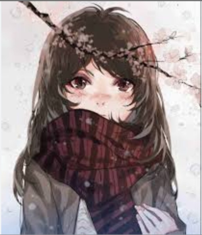 Create meme: arts anime, anime scarf, anime art Chan