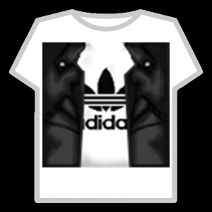 Создать мем: роблокс адидас, adidas roblox t shirt, футболки для роблокс чёрные