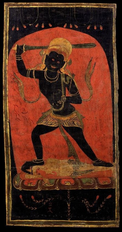 Create meme: achala Vidyaraja, kali goddess fresco, vajravarahi dakini